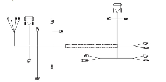 445-0752496 TRY HARNESS Partes de máquinas de cajeros automáticos