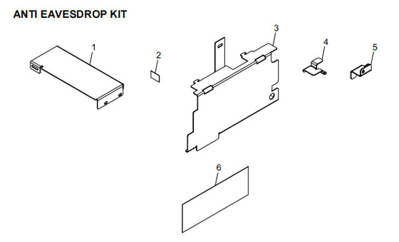Repuestos para cajeros NCRANTI EAVESDROP KIT