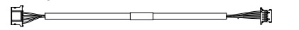 Las piezas de repuesto ATM 445-0755111 LVDS SUNLIGHT POWER HARNESS, 600MM