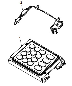 Las piezas de repuesto del cajero automático NCR CHINA EPP KEYBOARD