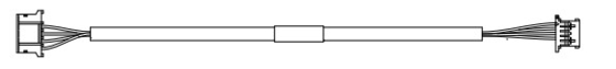 Las partes de la máquina ATM 445-0743832 LVDS POWER HARNESS, 1200MM
