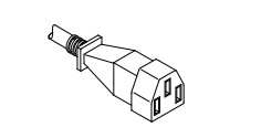 Las partes de la máquina ATM 009-0025174 CABLE de enchufe IEC, 10 AMP, 2500MM