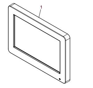 Las piezas de la máquina ATM COMPACT OPERATOR PANEL 445-0753129 DISPLAY - 7 pulgadas COP