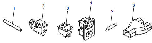 Las piezas de la máquina de cajeros automáticos AC SUPPLY