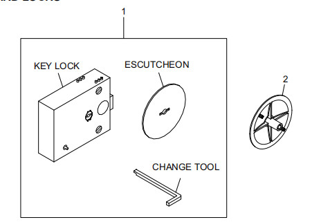 Las partes de las máquinas de cajeros automáticos STANDARD LOCKS 009-0022660 445-0744803