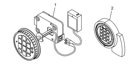 Partes de las máquinas de cajeros automáticos cerraduras electrónicas 009-0026834 009-0025346