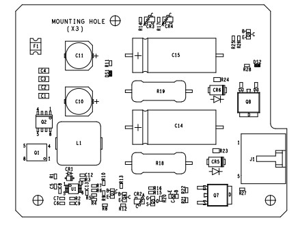 Las piezas de la máquina ATM 445-0736652 SPS CONTROL DAUGHTER BOARD ASSEMBLY