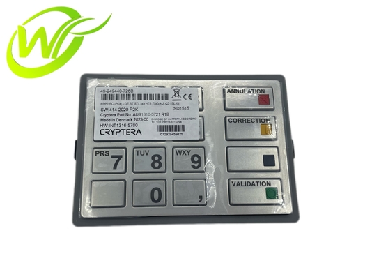 Las partes de las máquinas ATM Diebold ATM 49249440726B EPP7 ((BSC),LGE,ST STL,HTR,FRE,QZ1,COMMA,X,I,_,O