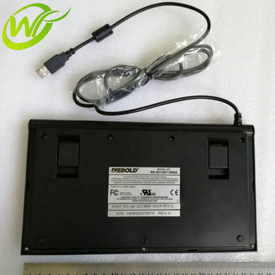 la máquina del cajero automático 49201381000A parte el teclado USB 49-201381-000A del mantenimiento de Diebold